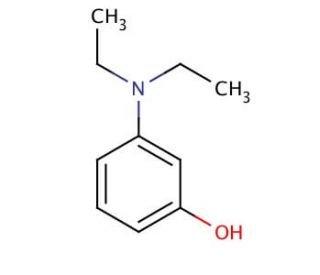 3-Diethylaminophenol (CAS 91-68-9) - chemical structure image