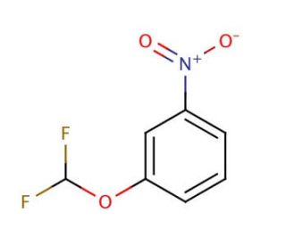 3-(Difluoromethoxy)nitrobenzene (CAS 22236-07-3) - chemical structure image