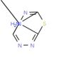 3-(difluoromethyl)[1,2,4]triazolo[3,4-b][1,3,4]thiadiazol-6-amine (CAS 893746-11-7) - chemical structure image
