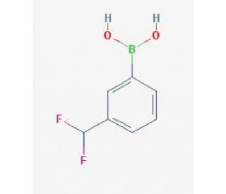 3-Difluoromethyl-phenylboronic acid (CAS 854690-87-2) - chemical structure image