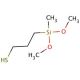 3-(Dimethoxymethylsilyl)-1-propanethiol (CAS 31001-77-1) - chemical structure image