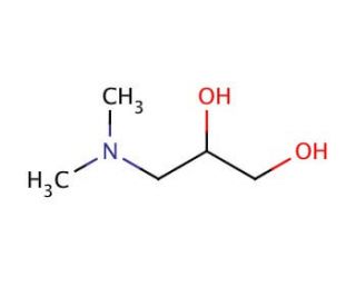 3-(Dimethylamino)-1,2-propanediol (CAS 623-57-4) - chemical structure image