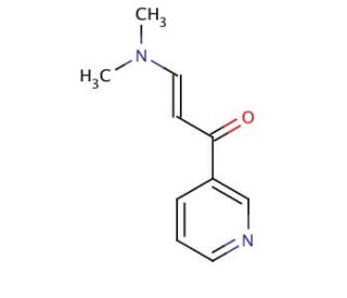 3-Dimethylamino-1-(3-pyridyl)-2-propen-1-one (CAS 55314-16-4) - chemical structure image