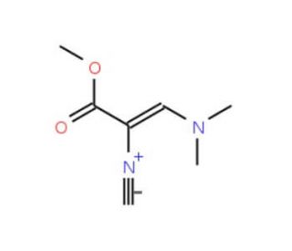 3-Dimethylamino-2-isocyanoacrylic acid methyl ester (CAS 113212-14-9) - chemical structure image