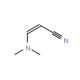 3-(Dimethylamino)acrylonitrile (CAS 2407-68-3) - chemical structure image
