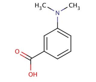 3-(Dimethylamino)benzoic acid (CAS 99-64-9) - chemical structure image