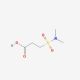 3-(dimethylsulfamoyl)propanoic acid - chemical structure image