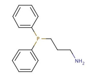 3-(Diphenylphosphino)-1-propylamine (CAS 16605-03-1) - chemical structure image
