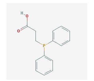 3-(Diphenylphosphino)propionic acid (CAS 2848-01-3) - chemical structure image