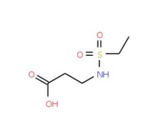 3-ethanesulfonamidopropanoic acid (CAS 923249-33-6) - chemical structure image