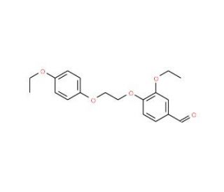 3-Ethoxy-4-[2-(4-ethoxy-phenoxy)-ethoxy]-benzaldehyde - chemical structure image