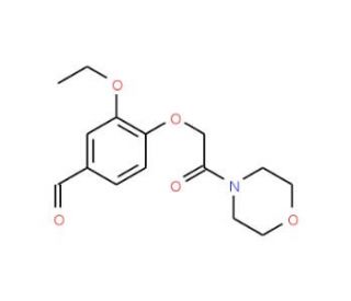 3-Ethoxy-4-(2-morpholin-4-yl-2-oxo-ethoxy)-benzaldehyde - chemical structure image