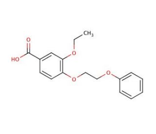 3-Ethoxy-4-(2-phenoxy-ethoxy)-benzoic acid - chemical structure image