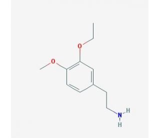 3-Ethoxy-4-methoxyphenethylamine (CAS 86456-97-5) - chemical structure image