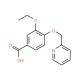 3-ethoxy-4-(pyridin-2-ylmethoxy)benzoic acid - chemical structure image