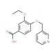 3-ethoxy-4-(pyridin-3-ylmethoxy)benzoic acid - chemical structure image