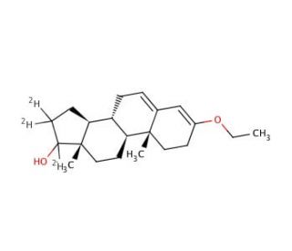 3-Ethoxy-androsta-3,5-dien-17-ol-d3 (CAS 165304-83-6) - chemical structure image