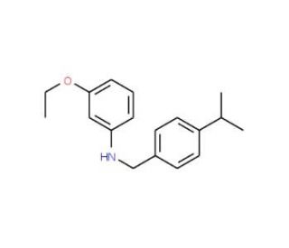 3-Ethoxy-N-(4-isopropylbenzyl)aniline - chemical structure image
