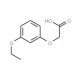 (3-Ethoxy-phenoxy)-acetic acid - chemical structure image
