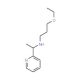 (3-Ethoxy-propyl)-(1-pyridin-2-yl-ethyl)-amine - chemical structure image