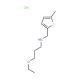 (3-Ethoxy-propyl)-(5-methyl-thiophen-2-ylmethyl)-amine hydrochloride - chemical structure image