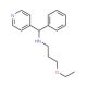 (3-Ethoxy-propyl)-(phenyl-pyridin-4-yl-methyl)-amine - chemical structure image