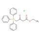 [3-(Ethoxycarbonyl)-2-oxopropyl]triphenylphosphonium chloride (CAS 106302-03-8) - chemical structure image