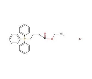 [3-(Ethoxycarbonyl)propyl]triphenylphosphonium bromide (CAS 50479-11-3) - chemical structure image