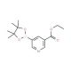 3-(Ethoxycarbonyl)pyridine-5-boronic acid pinacol ester (CAS 916326-10-8) - chemical structure image