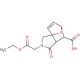 3-Ethoxycarbonylmethyl-4-oxo-10-oxa-3-aza-tricyclo[5.2.1.0*1,5*]dec-8-ene-6-carboxylic acid (CAS 436811-04-0) - chemical stru