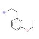 3-Ethoxyphenethylamine (CAS 76935-76-7) - chemical structure image