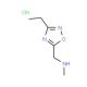 [(3-Ethyl-1,2,4-oxadiazol-5-yl)methyl]methylamine hydrochloride - chemical structure image