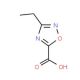 3-Ethyl-1,2,4-oxadiazole-5-carboxylic acid (CAS 944906-35-8) - chemical structure image