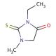 3-Ethyl-1-methyl-2-thiohydantoin - chemical structure image