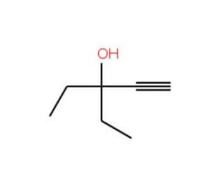 3-Ethyl-1-pentyn-3-ol (CAS 6285-06-9) - chemical structure image