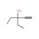 3-Ethyl-1-pentyn-3-ol (CAS 6285-06-9) - chemical structure image