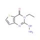 3-Ethyl-2-hydrazinothieno[3,2-d]pyrimidin-4(3H)-one - chemical structure image