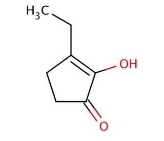3-Ethyl-2-hydroxy-2-cyclopenten-1-one solution (CAS 21835-01-8) - chemical structure image