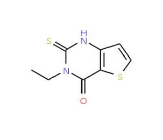 3-ethyl-2-mercaptothieno[3,2-d]pyrimidin-4(3H)-one - chemical structure image