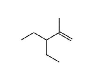 3-Ethyl-2-methyl-1-pentene (CAS 19780-66-6) - chemical structure image