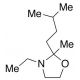 3-Ethyl-2-methyl-2-(3-methylbutyl)-oxazolidine (CAS 143860-04-2) - chemical structure image