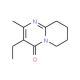 3-Ethyl-2-methyl-6,7,8,9-tetrahydro-4H-pyrido[1,2-a]pyrimidin-4-one (CAS 70381-58-7) - chemical structure image