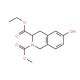 3-Ethyl 2-methyl 6-hydroxy-3,4-dihydro-2,3(1H)-isoquinoline dicarboxylate - chemical structure image