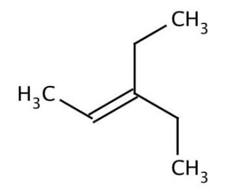 3-Ethyl-2-pentene (CAS 816-79-5) - chemical structure image