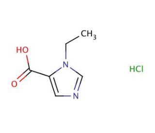 3-Ethyl-3H-imidazole-4-carboxylic acid hydrochloride - chemical structure image