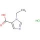 3-Ethyl-3H-imidazole-4-carboxylic acid hydrochloride - chemical structure image