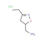 [(3-Ethyl-4,5-dihydroisoxazol-5-yl)methyl]aminehydrochloride - chemical structure image