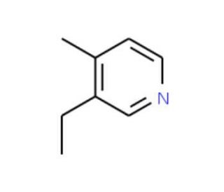 3-Ethyl-4-methylpyridine (CAS 529-21-5) - chemical structure image