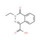 3-Ethyl-4-oxo-3,4-dihydro-phthalazine-1-carboxylic acid (CAS 16015-48-8) - chemical structure image