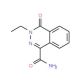 3-Ethyl-4-oxo-3,4-dihydro-phthalazine-1-carboxylic acid amide (CAS 16015-57-9) - chemical structure image